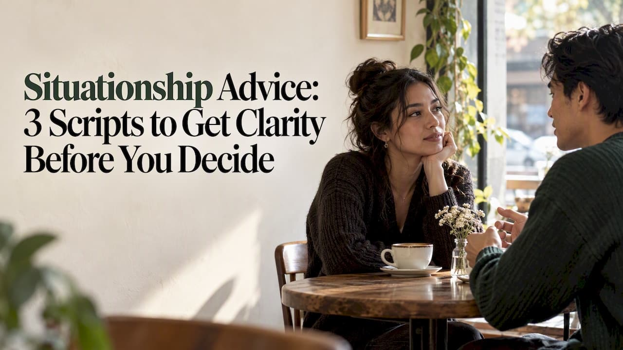 Situationship Advice: 3 Scripts to Get Clarity Before You Decide
