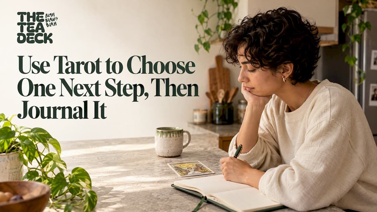 Use Tarot to Choose One Next Step, Then Journal It