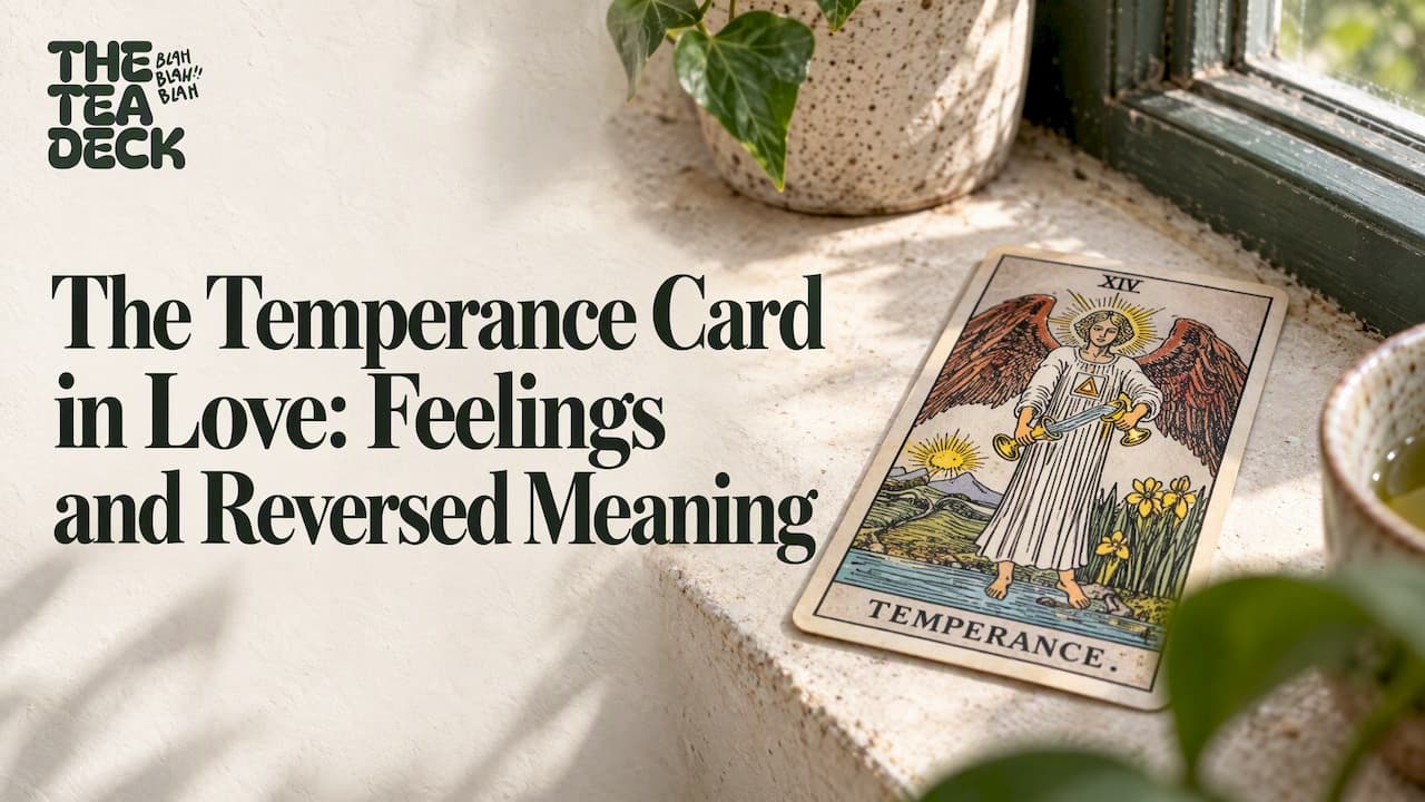 Temperance Card in Love: Meaning, Feelings and Reversed